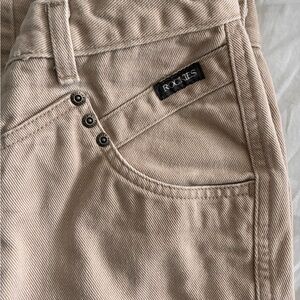 Rockies Tan Straight Leg Jeans with Durable Design